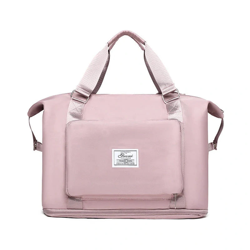 Folding travel bag for women in various colours, lightweight and durable Oxford cloth