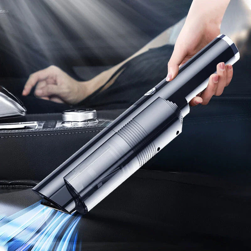 Powerful cordless handheld vacuum cleaner with accessories for cleaning homes and cars