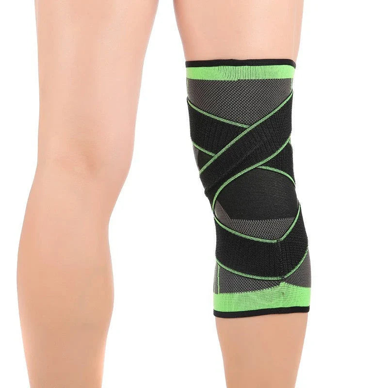 Sports knee brace with adjustable pressure design for active lifestyles