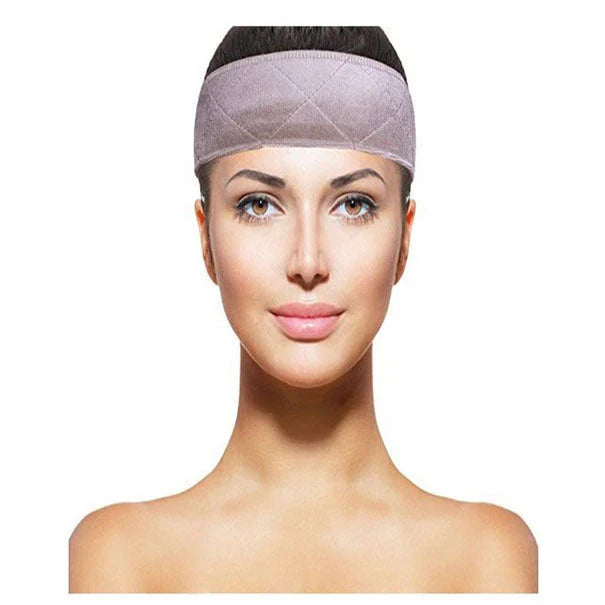 Adjustable and flexible velvet headband designed to securely hold wigs and hairpieces in place
