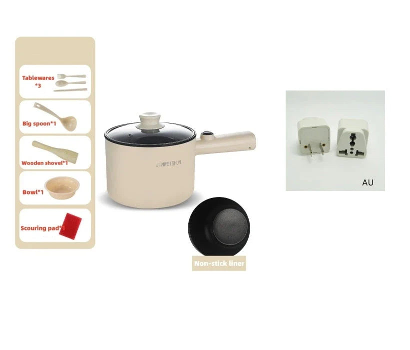 Versatile Mini Electric Cooker for Home and Dorm - Compact, Efficient, and Easy to Use