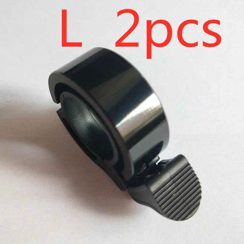 Stylish aluminium bicycle bell with clear, 90-decibel sound for enhanced safety and style on your mountain bike or road cycle