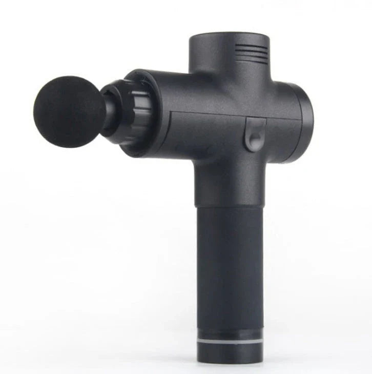 Premium deep tissue massage gun with interchangeable heads and whisper-quiet operation for relaxing muscle therapy