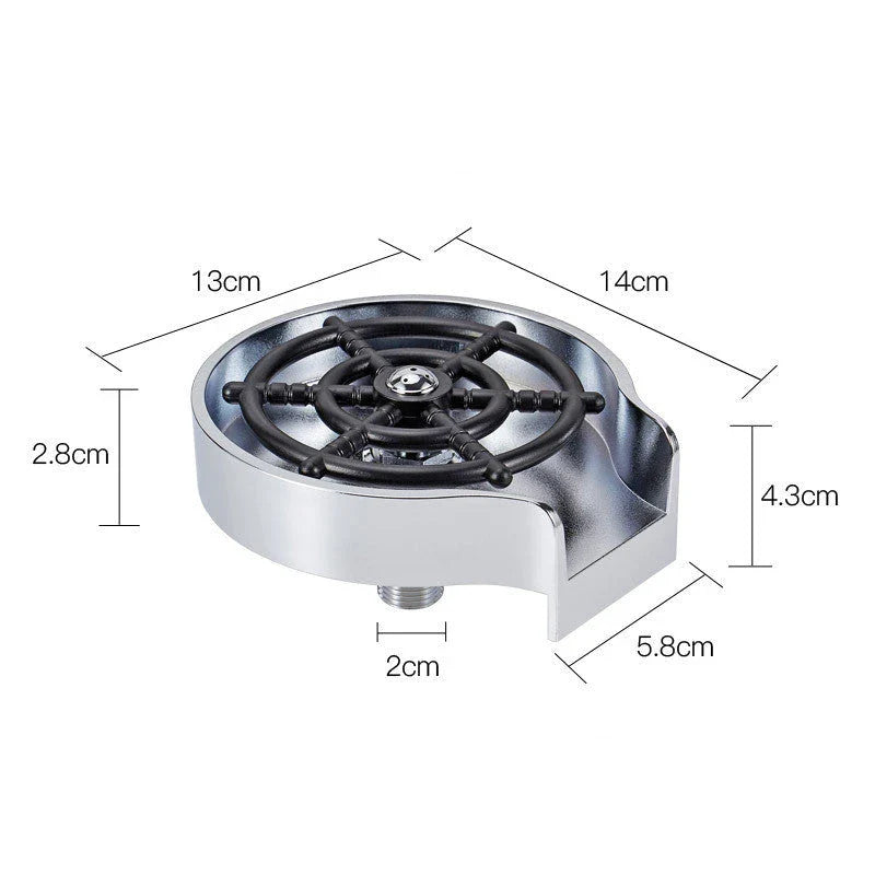 Premium countertop cup washer with high-pressure spray for efficient cleaning of cups and glassware in bars and kitchens