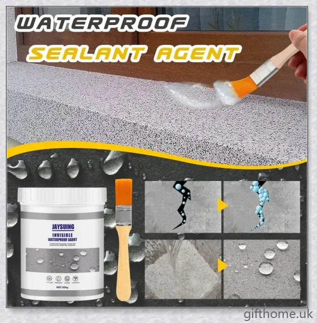 300g transparent waterproof adhesive for sealing cracks and preventing leaks on exterior walls, bathroom floors, and more