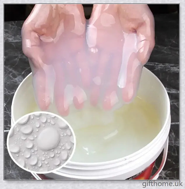 300g transparent waterproof adhesive for sealing cracks and preventing leaks on exterior walls, bathroom floors, and more