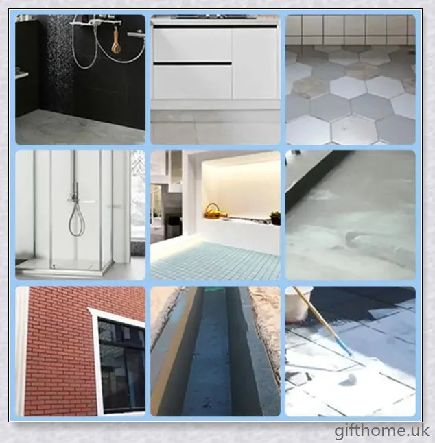 300g transparent waterproof adhesive for sealing cracks and preventing leaks on exterior walls, bathroom floors, and more