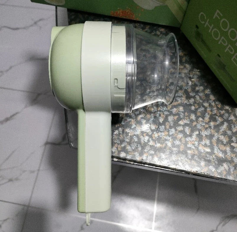 Electric food processor with sleek, modern design for efficient meal preparation