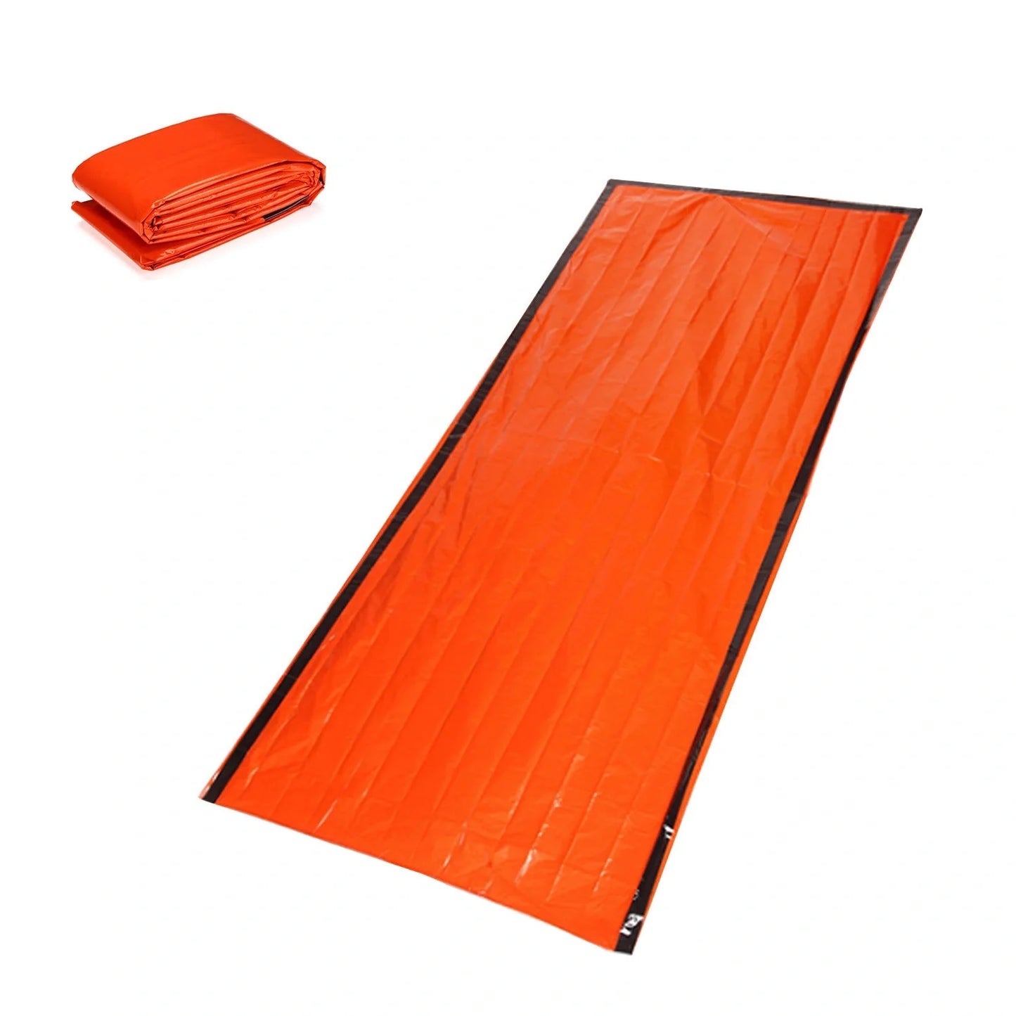 Premium first-aid thermal sleeping mat made of reflective PE film for superior insulation and warmth in emergencies