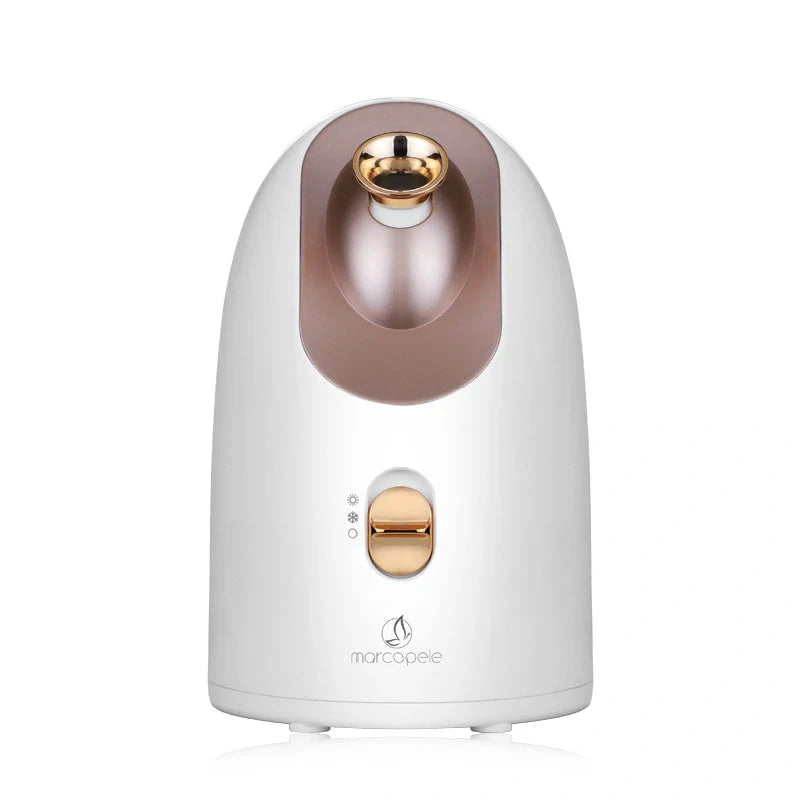 Hot and cold face steamer with dual functionality for skincare