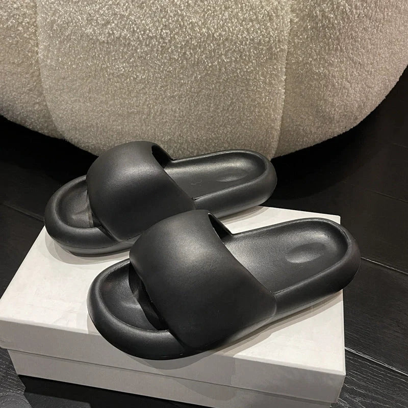 Non-slip thick bottom home sandals in various colours