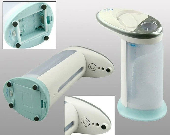 Automatic touchless soap dispenser with smart sensor, 400ml capacity, and sleek design for effortless hand-washing