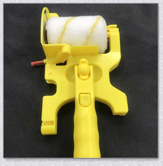 Paint Edger Roller Brush, a portable tool for quickly and cleanly cutting in paint around walls, ceilings, and trim