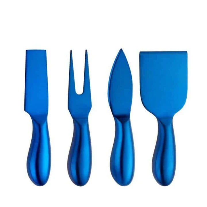 A set of colourful, stainless steel spatulas with a vibrant, glossy finish, designed to elevate your culinary experience.