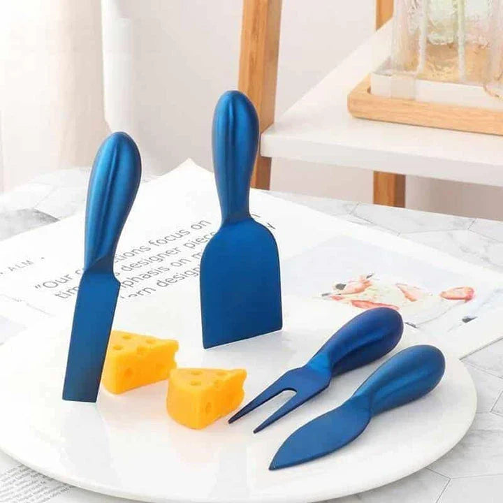 GiftHome_UK Colourful Stainless Steel Spatulas Set