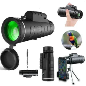 Starscope Monocular - High Power 4K Monocular with Mobile Holder and Tripod for Outdoor Adventures