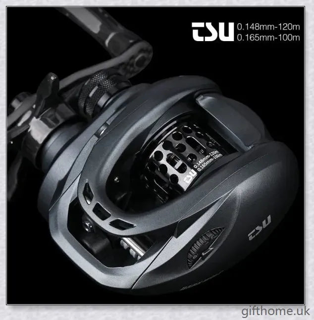 Lightweight, high-performance baitcasting reel with advanced features for precise control and long-distance casting