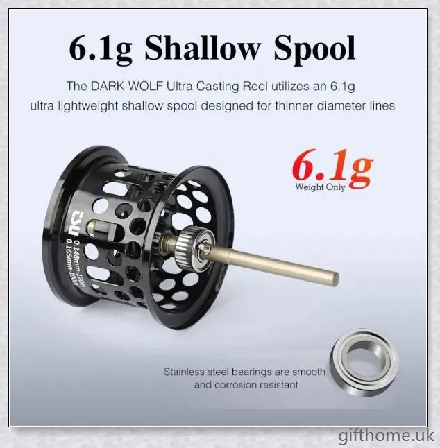 Lightweight, high-performance baitcasting reel with advanced features for precise control and long-distance casting