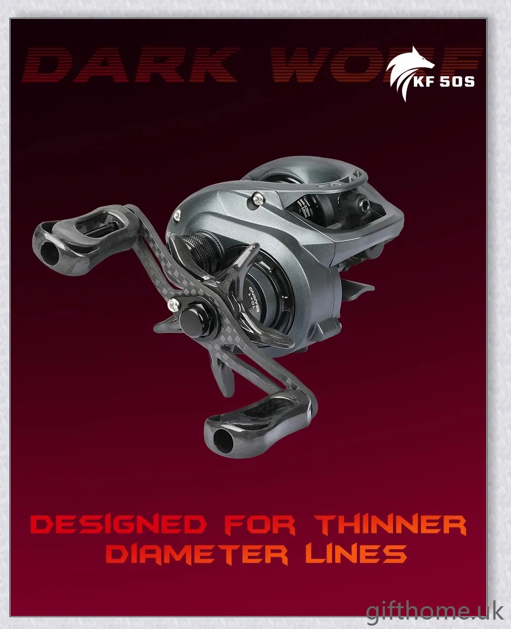 Lightweight, high-performance baitcasting reel with advanced features for precise control and long-distance casting