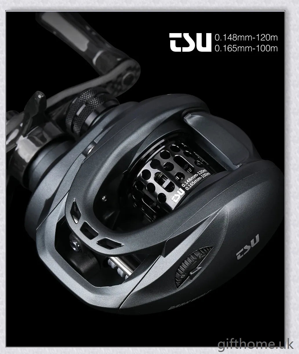 Lightweight, high-performance baitcasting reel with advanced features for precise control and long-distance casting