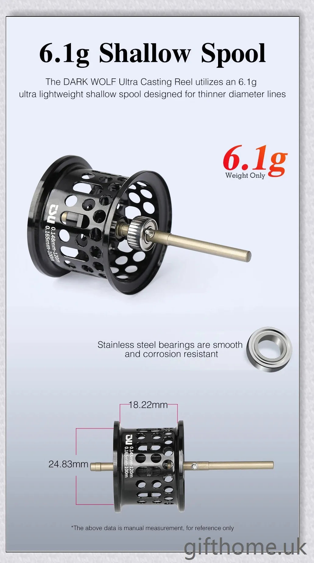 Lightweight, high-performance baitcasting reel with advanced features for precise control and long-distance casting