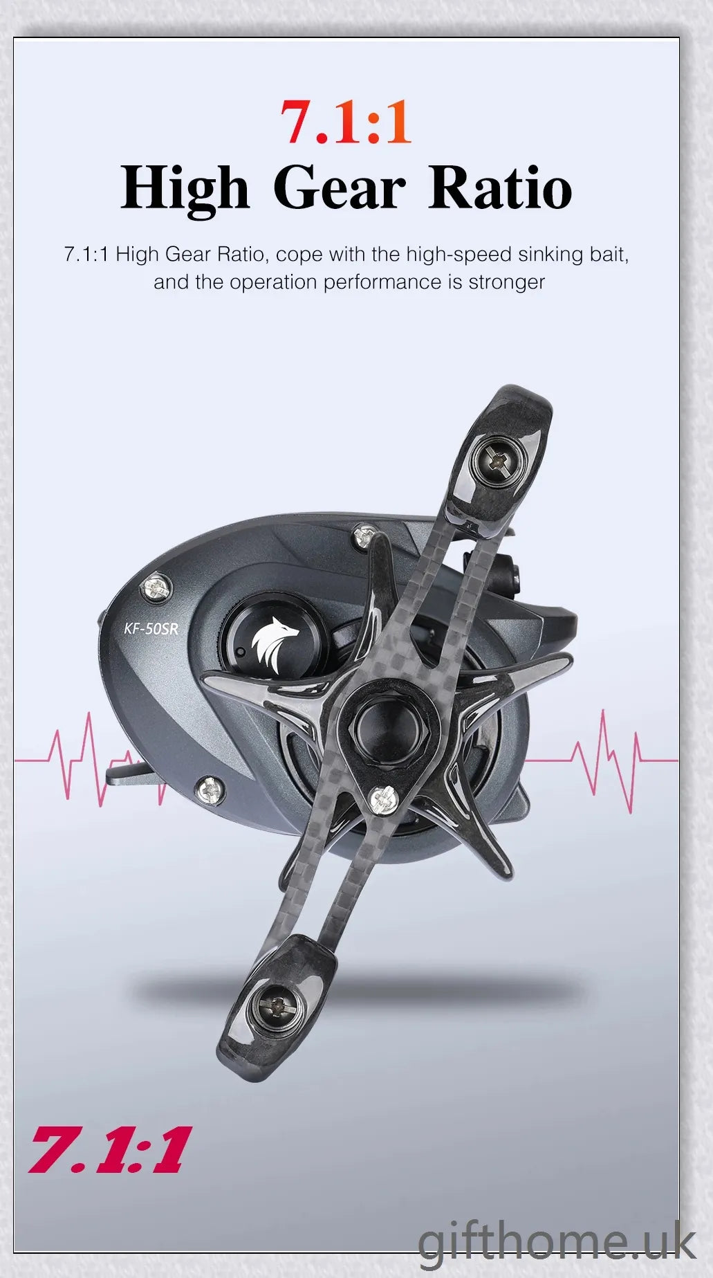 Lightweight, high-performance baitcasting reel with advanced features for precise control and long-distance casting