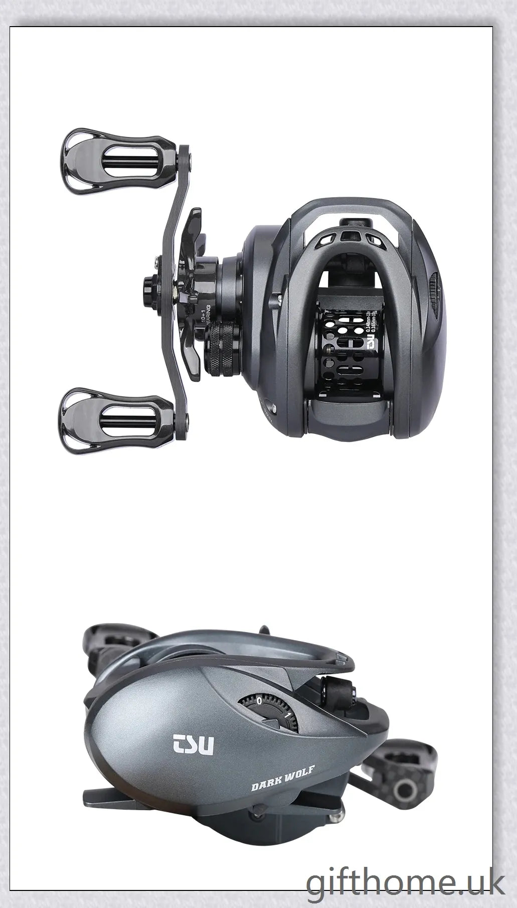 Lightweight, high-performance baitcasting reel with advanced features for precise control and long-distance casting