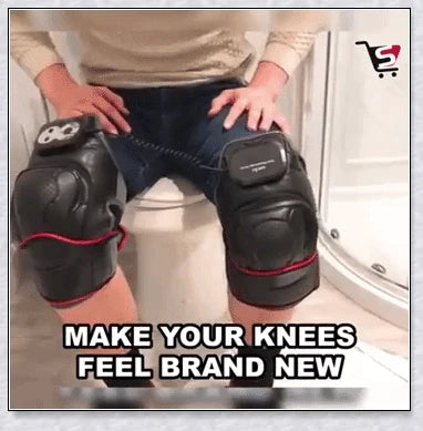 Magnetic Knee Massager with adjustable temperature, timer, and vibration settings for soothing pain relief