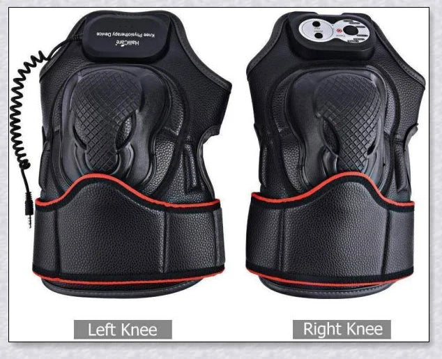 Magnetic Knee Massager with adjustable temperature, timer, and vibration settings for soothing pain relief