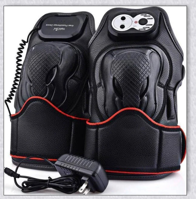 Magnetic Knee Massager with adjustable temperature, timer, and vibration settings for soothing pain relief