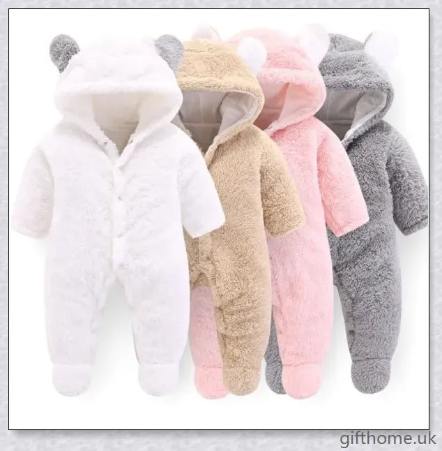 Cosy and stylish baby jumpsuit romper in soft, premium fabrics for newborn comfort and adventure