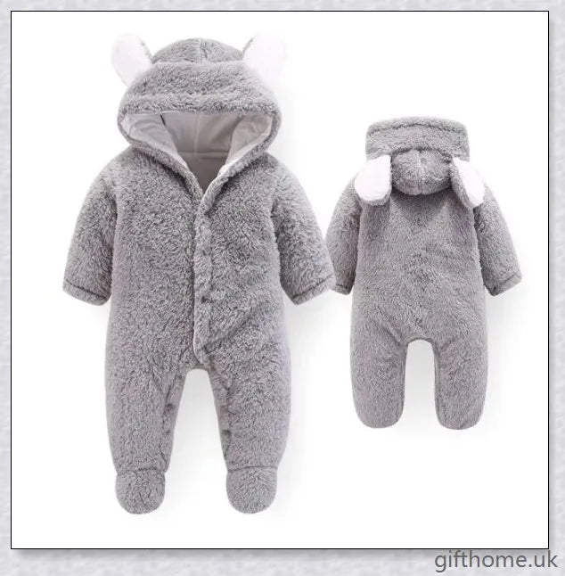 Cosy and stylish baby jumpsuit romper in soft, premium fabrics for newborn comfort and adventure
