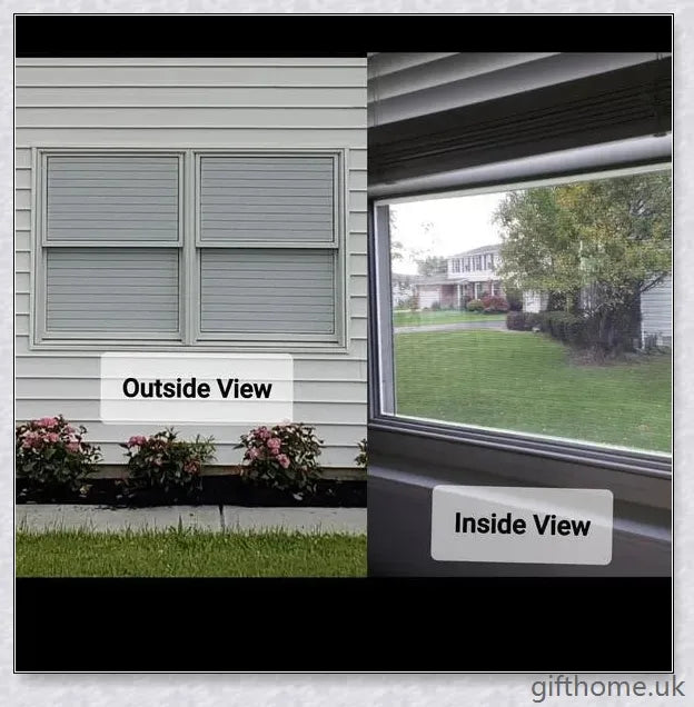 1 Way Vision Horizontal Blinds for Exterior Use - Enhance Privacy, Block UV Rays, and Improve Energy Efficiency