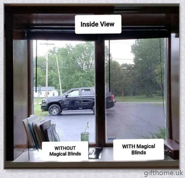 1 Way Vision Horizontal Blinds for Exterior Use - Enhance Privacy, Block UV Rays, and Improve Energy Efficiency