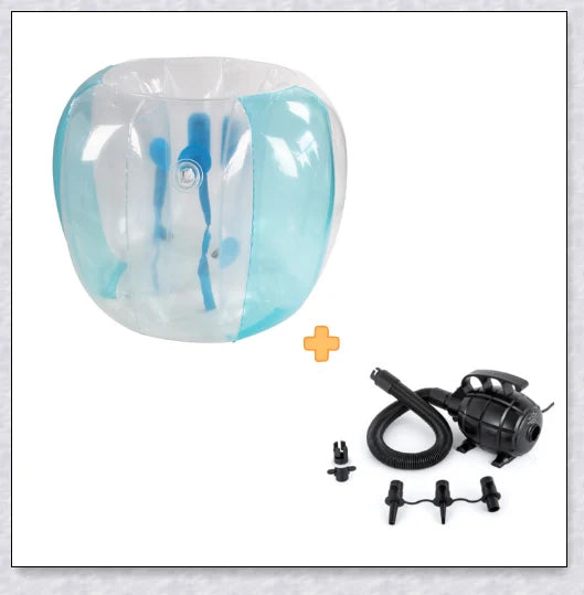Inflatable bubble bumper ball for backyard, park, or amusement centre fun