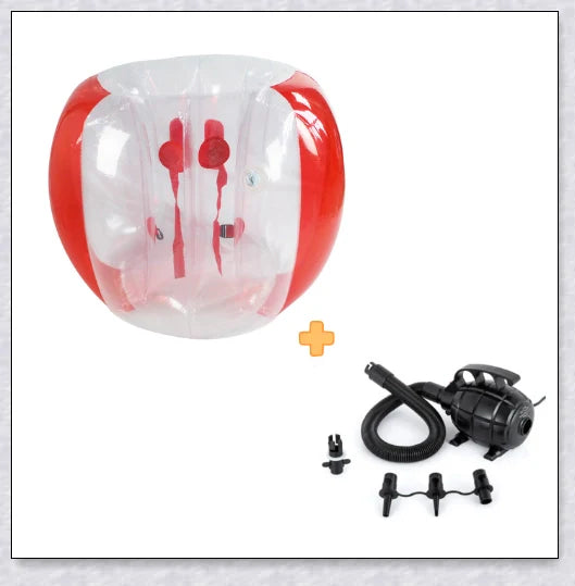Inflatable bubble bumper ball for backyard, park, or amusement centre fun