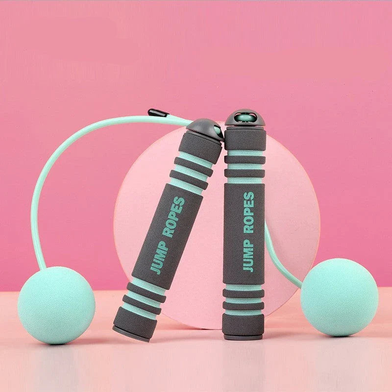 Adjustable speed skipping rope with various colour and model options, designed for fitness training and weight loss