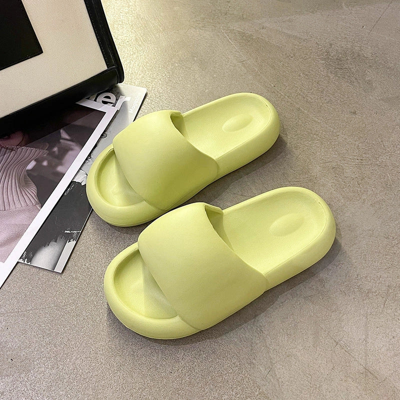 Non-slip thick bottom home sandals in various colours