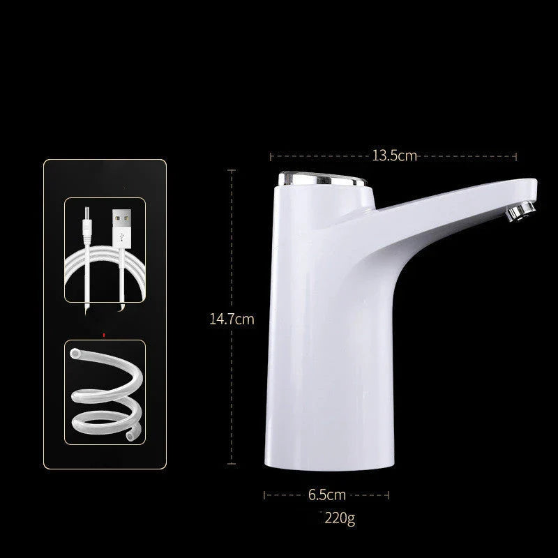 Portable folding USB water dispenser with automatic pump, compact and convenient for on-the-go hydration
