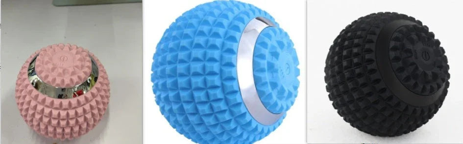 Premium vibrating massage ball with 4 adjustable vibration modes for muscle relaxation and recovery