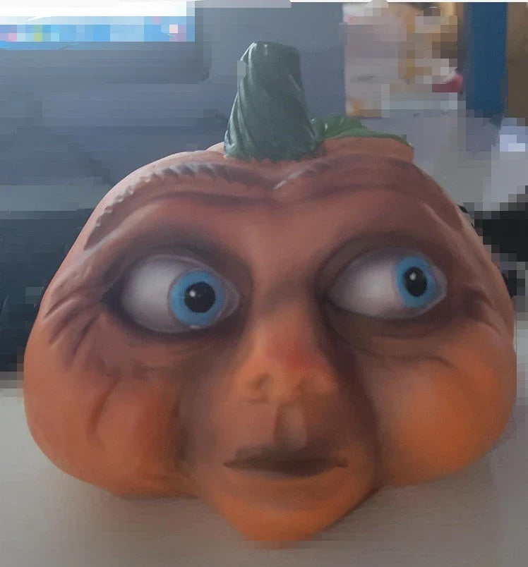 A collection of hand-crafted pumpkin decorations in various sizes, perfect for adding an enchanting touch to your Halloween celebrations.