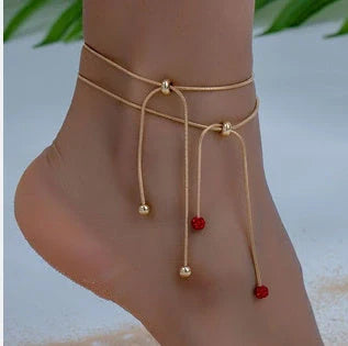 Elegant silver charm anklets with adjustable chain and premium 925 sterling silver construction