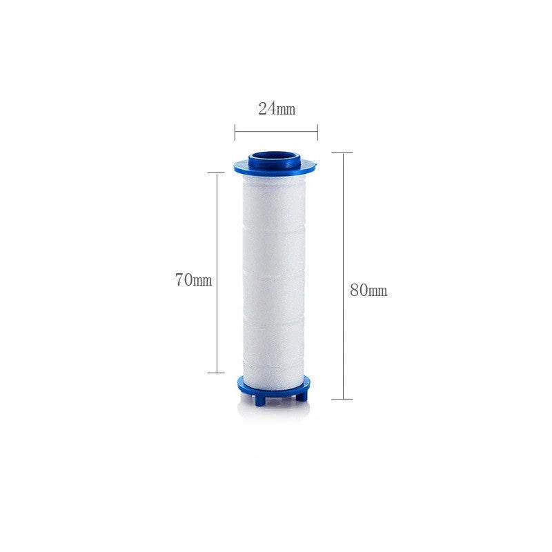 Premium high-pressure shower head with 5-speed supercharged spray patterns, large water output, and modern minimalist design