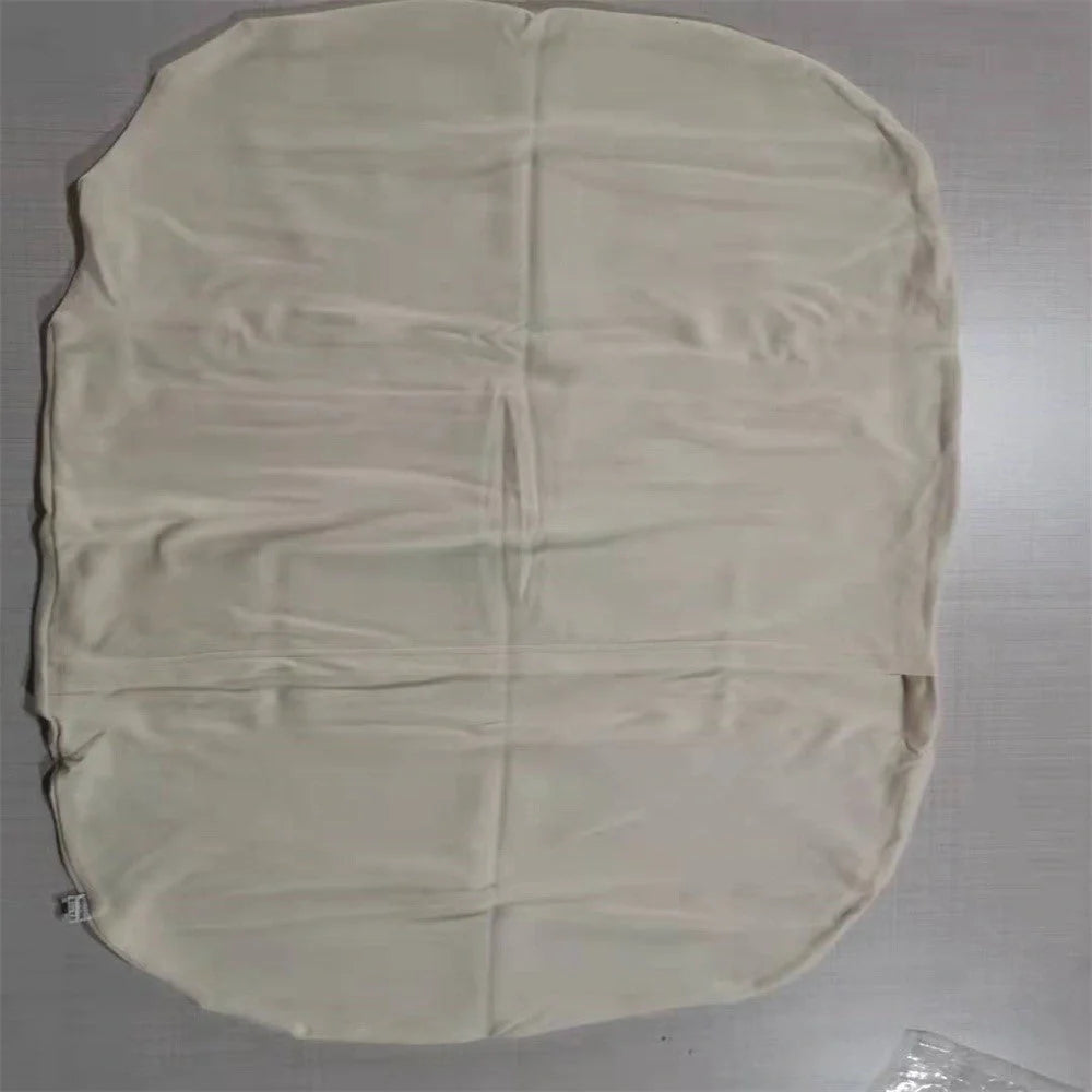 Portable baby nest crib with cotton cover for newborns, dimensions 75cm by 45cm