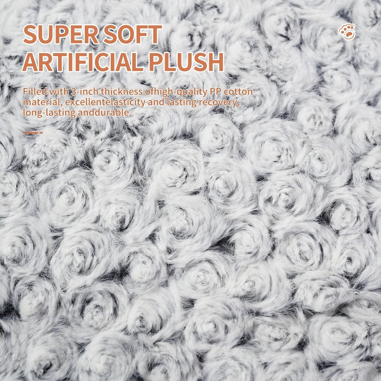 Plush, cushioned dog beds with rose velvet exterior and soft, supportive cotton filling, providing cozy and comfortable sleeping for medium to large dogs