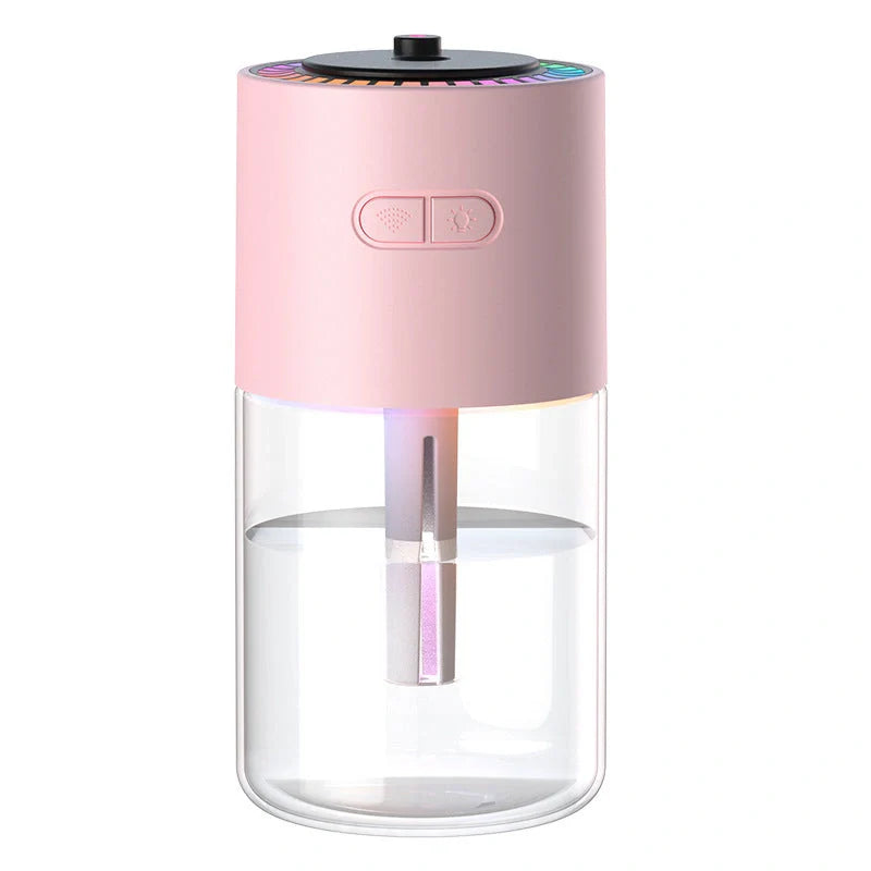 Stylish starry sky projection humidifier with LED light, creating a dreamy atmosphere while effectively enhancing indoor air quality