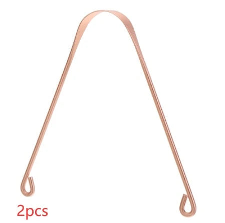Premium Copper Tongue Scraper for Fresher Breath and Superior Oral Care