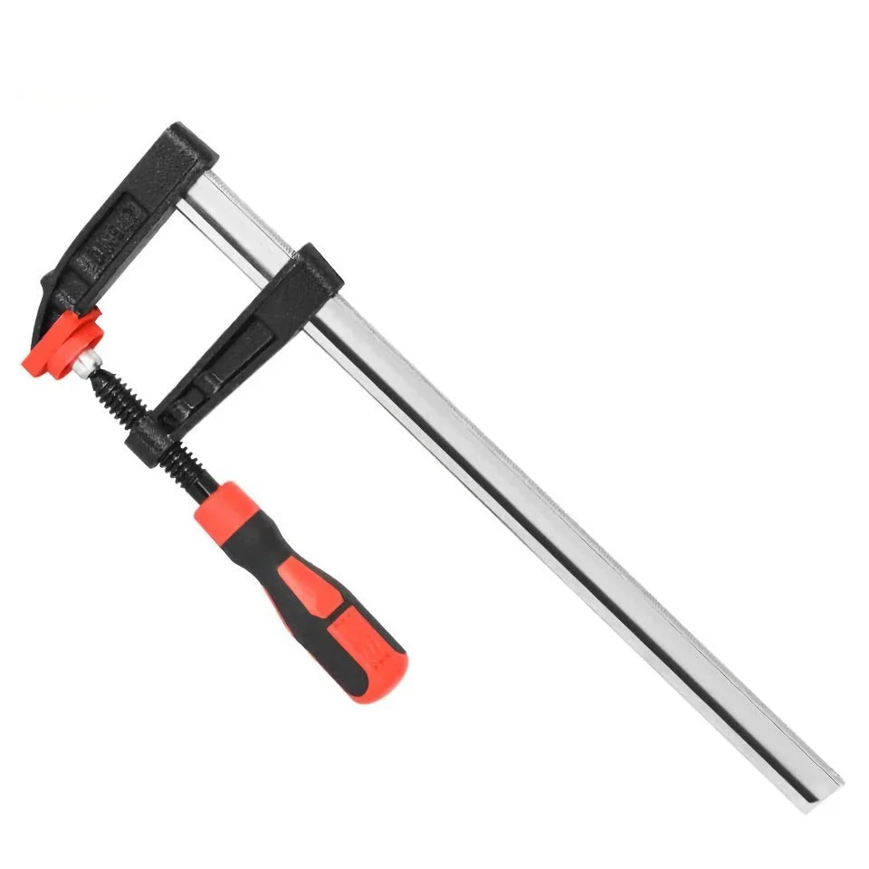 Heavy Duty F-Clamp Quick Grip Woodworking Metal Clamp for securing projects in the workshop