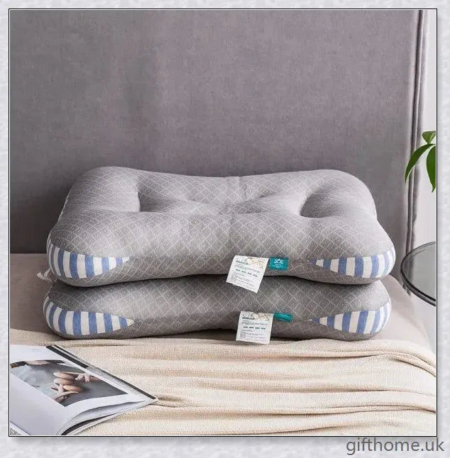 Antibacterial and anti-mite soybean fibre pillow with plush, supportive filling and durable polyester cover
