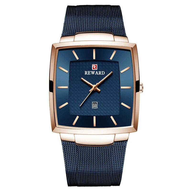 Men's Stainless Steel Timeless Waterproof Watch with a sleek, minimalist design and precise quartz movement